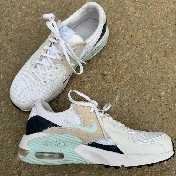 Nike Air Max Excee Shoes Women’s 9 White Glacier Blue Sneaker Active Gym Walking - Picture 5 of 8